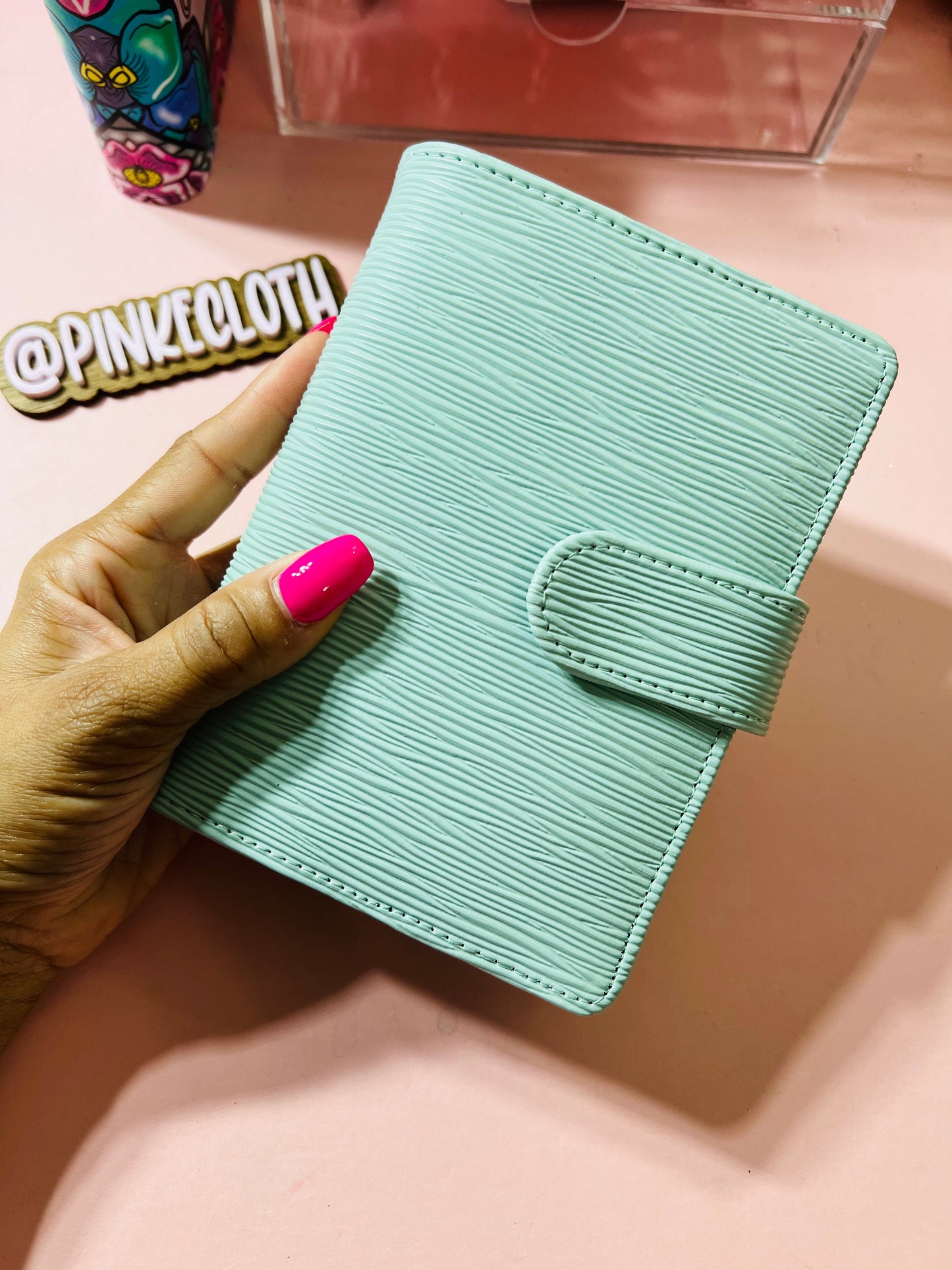 Mint A7 Cash Wallet Textured