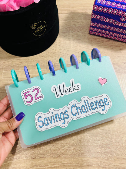 52 Week Savings Challenge Discbound Binder Book