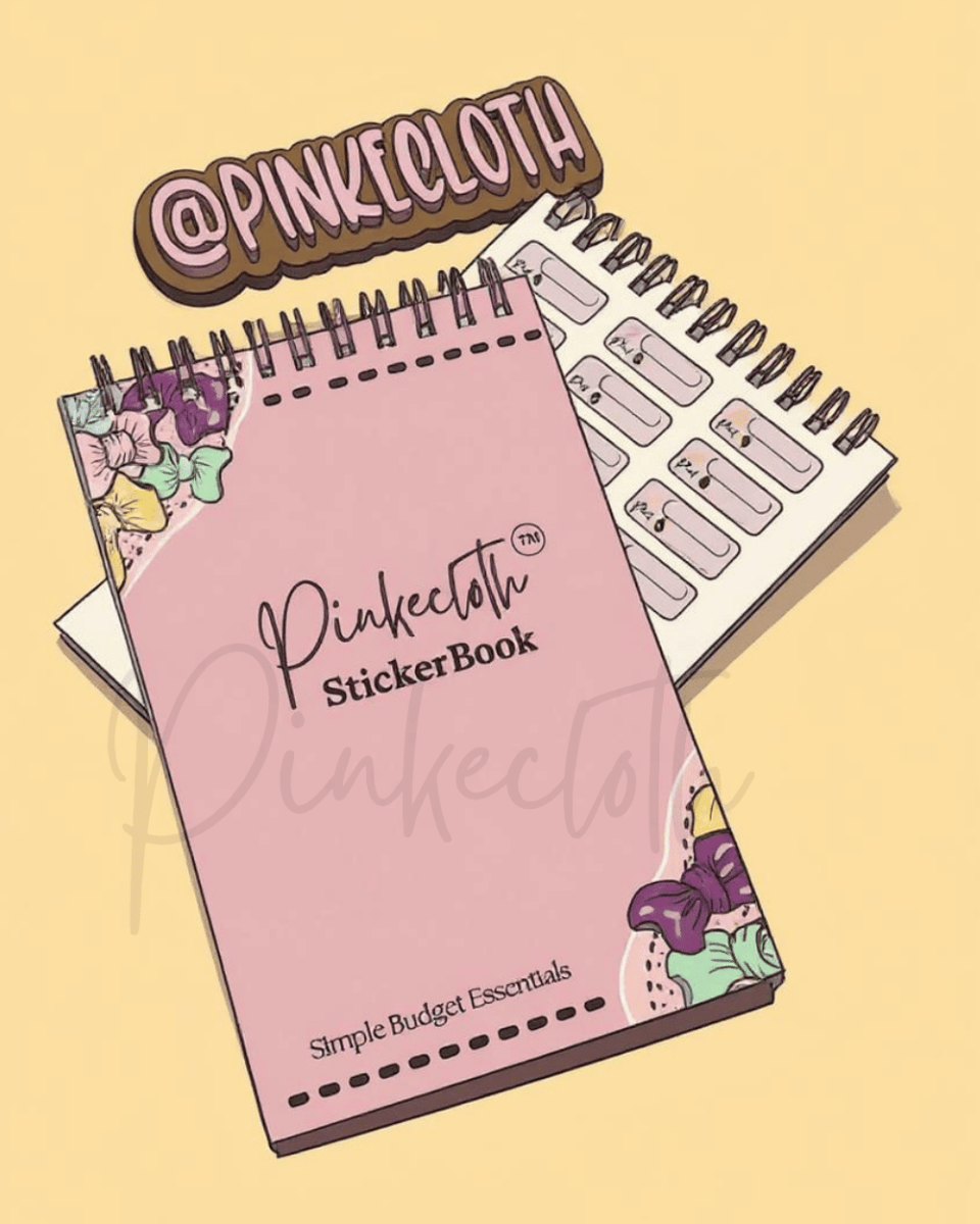 Budget Sticker Book - 764 Writable Budgeting Stickers | PinkeCloth - PinkeCloth