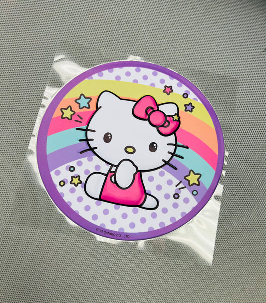 Reusable Hello Kitty Star 3D Sticker