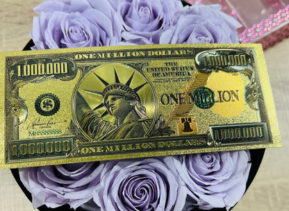 1 Million Manifest Money Mantra Gold Color Bill | Prop Money Manifestation Attraction