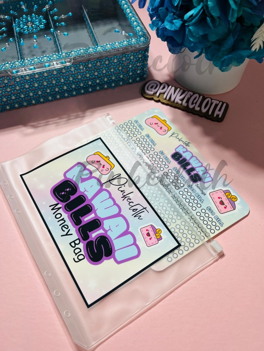Kawaii Bills A5 Savings Challenge - PinkeCloth