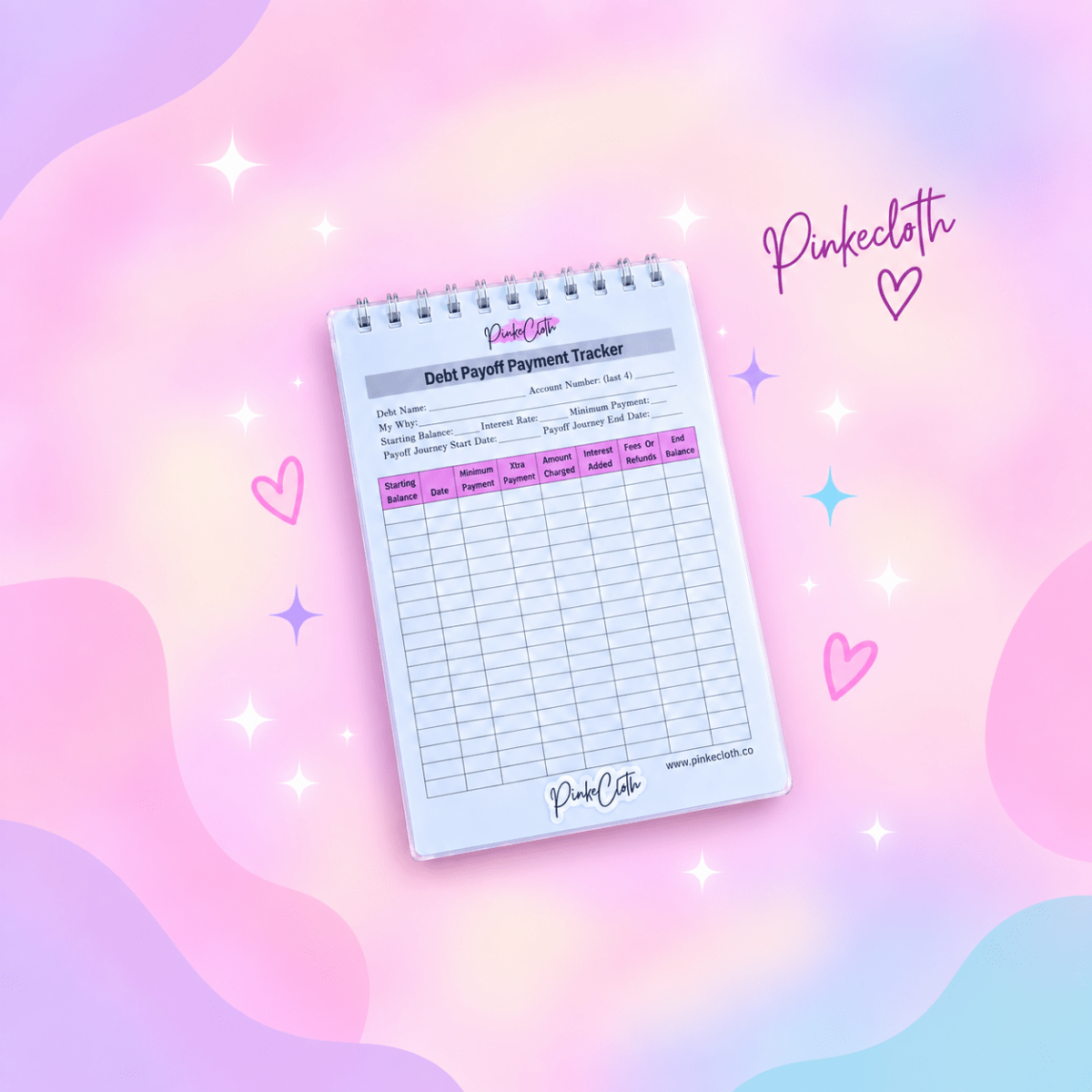 Debt Payoff Tools - PinkeCloth
