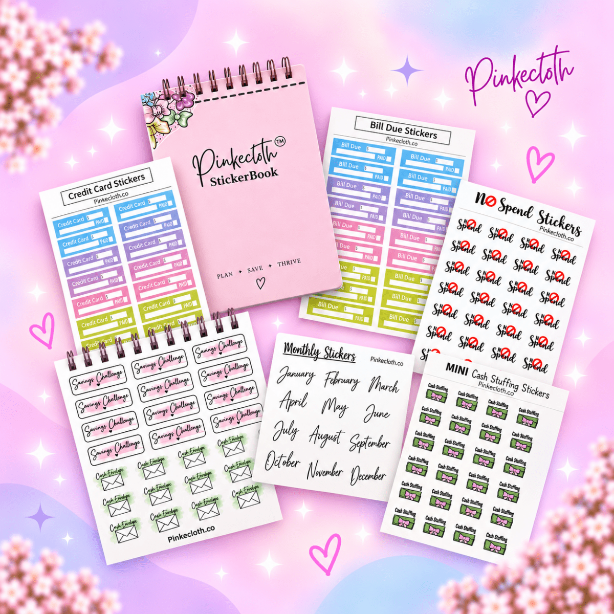 Planner Stickers - PinkeCloth