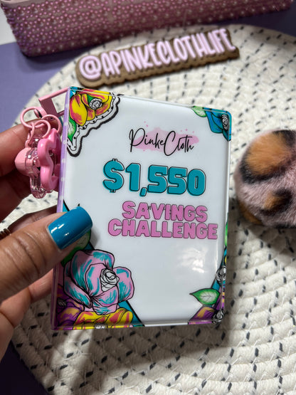 REUSABLE $1,550 Savings Challenge Binder