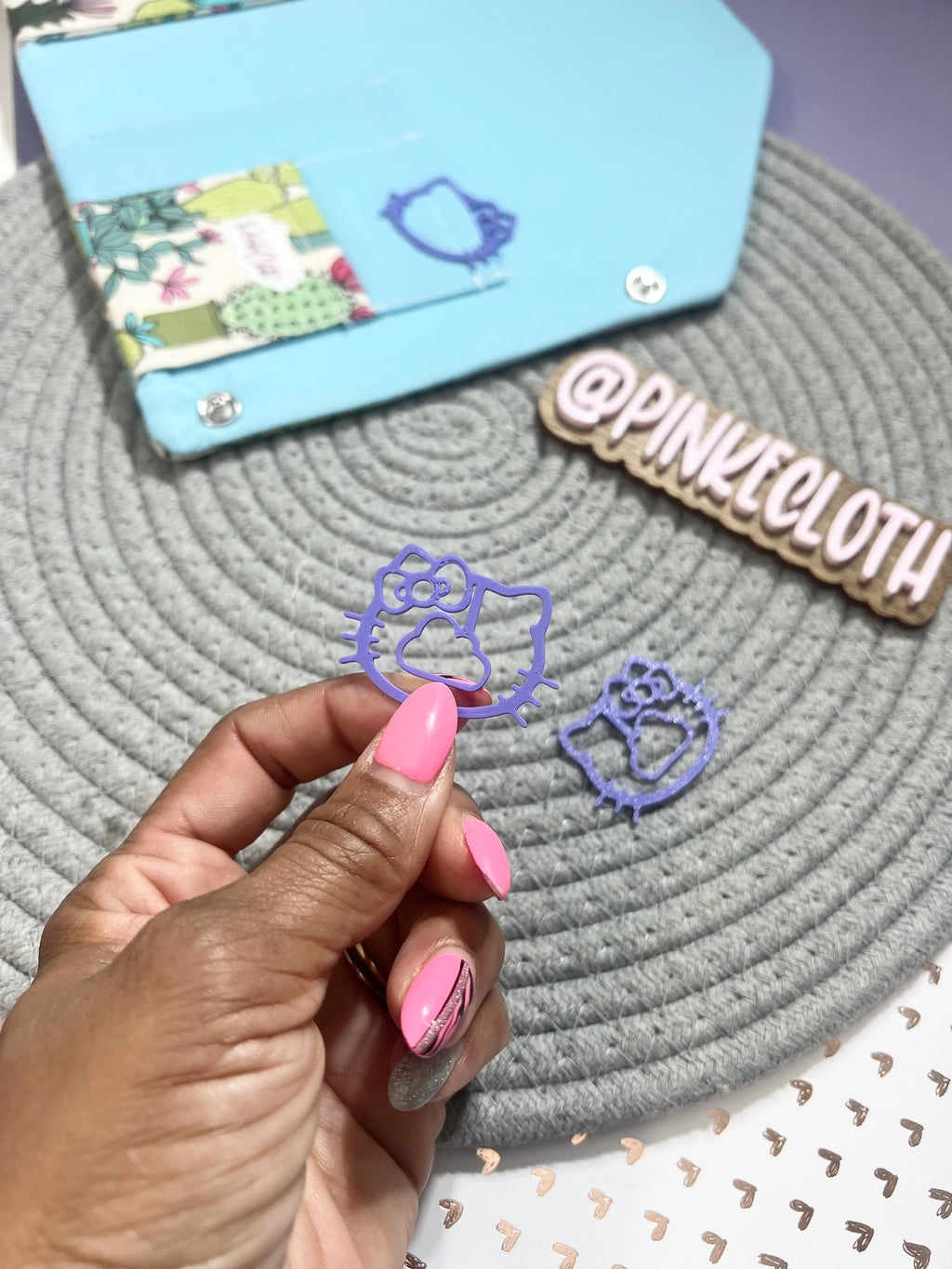 Kitty Cat Bow Bookmark Set