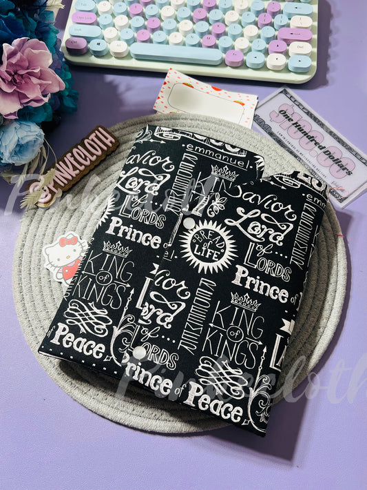Handmade A5 Biblical Planner Wallet Cover