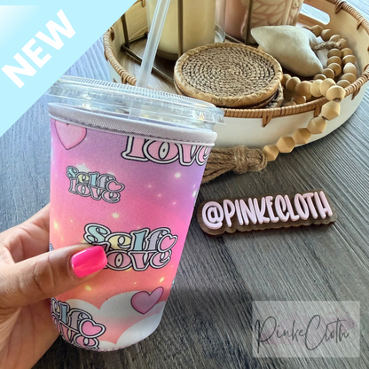 NEW! Self love Coosie Drink  Sleeve