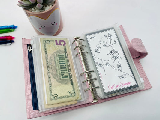 $700 SELFCARE SAVINGS A6 TRACKER ( PRINTED ) - PinkeCloth