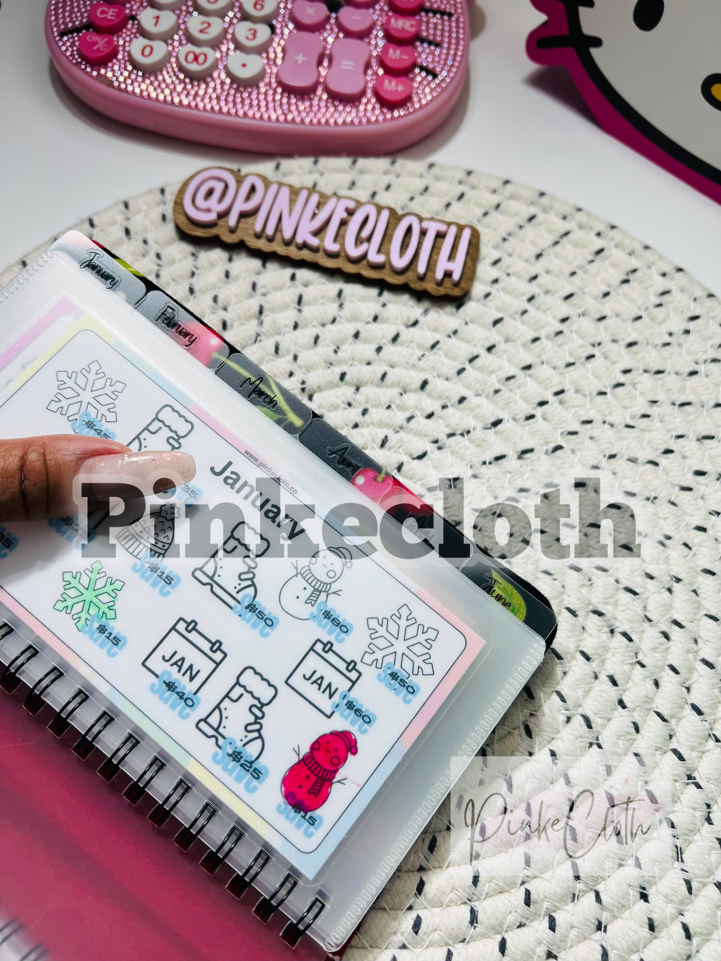 (Complete) Cherry Love Cover and yearly savings book challenge