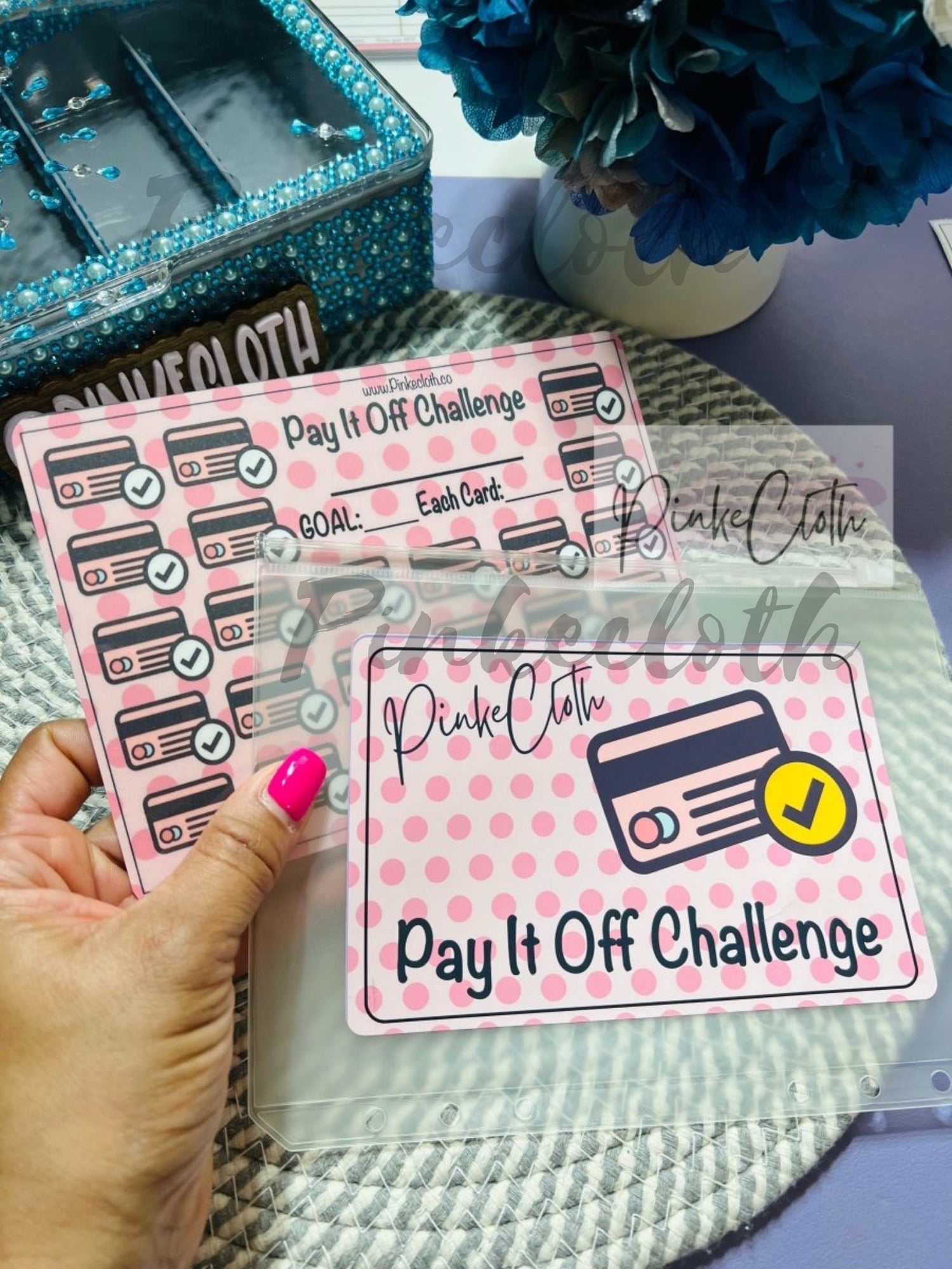 Pay it off saving challenge to pay off credit card debt by pinkeclorth