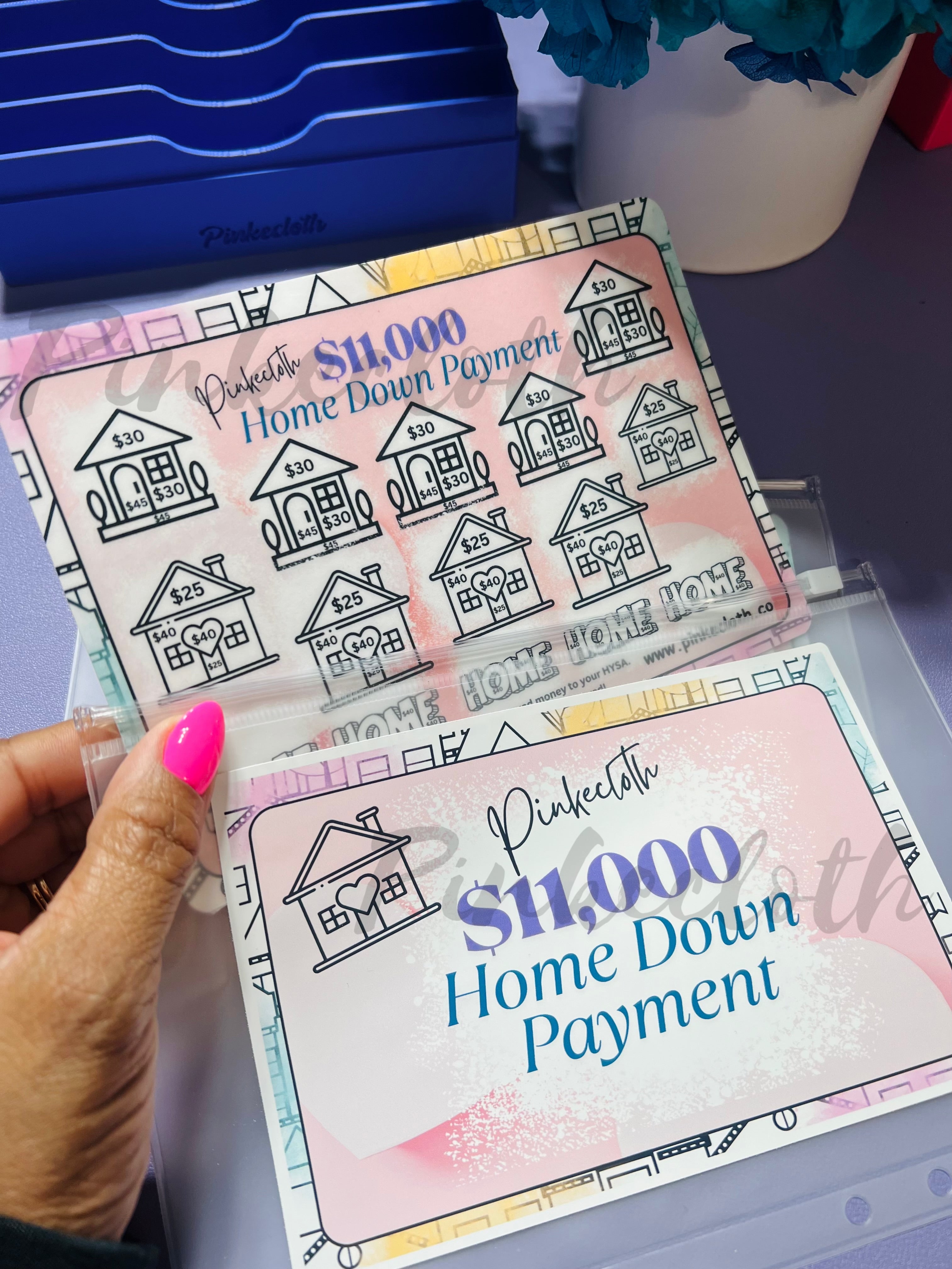 $11,000 Home Down  Payment A5 savings Challenge