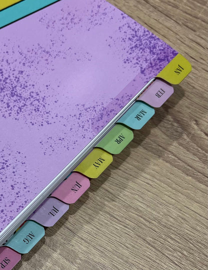 PRE-ORDER! PINKECLOTH™️ BUDGET PLANNER UNDATED Spiral bound 12 month planner (Full Colored)