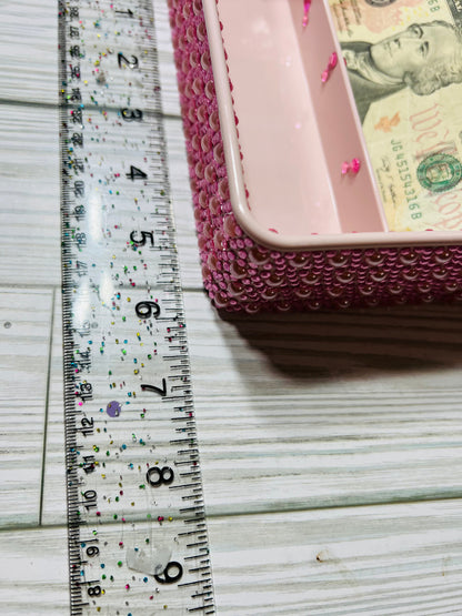 Pink Bling Cash Tray