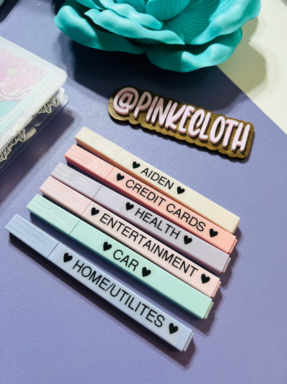 Aesthetic pastel 6ct Markers set