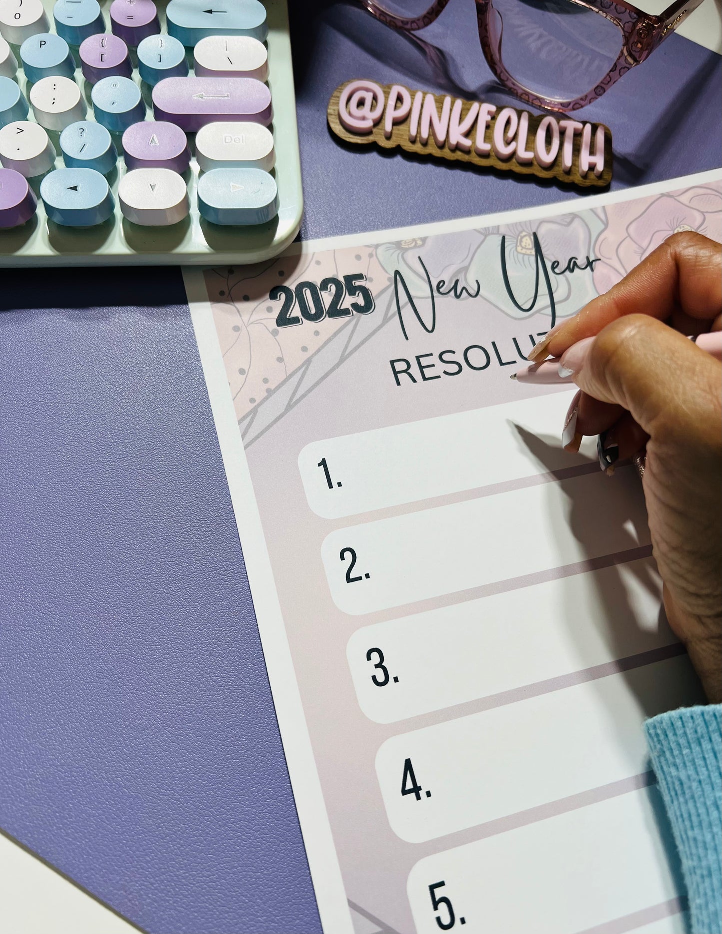 2025 New Years resolution Tracker