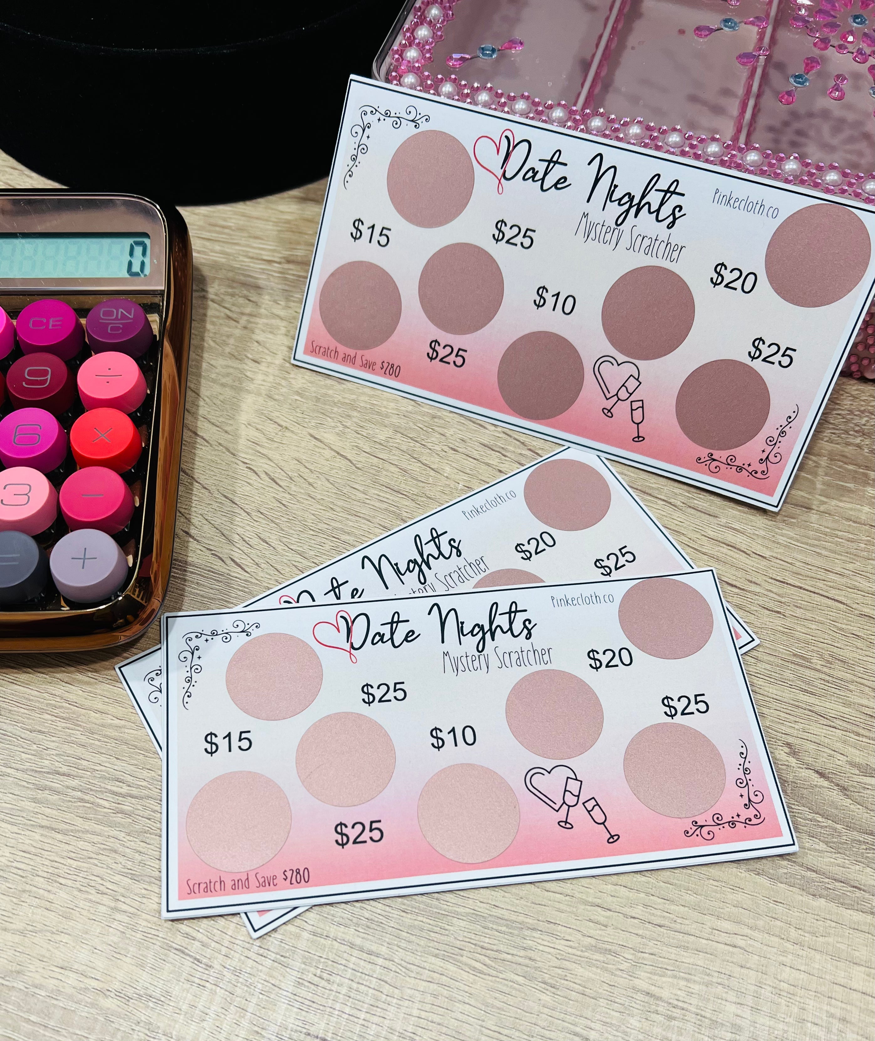 Date Night Scratch Off Savings Challenge | Save $280