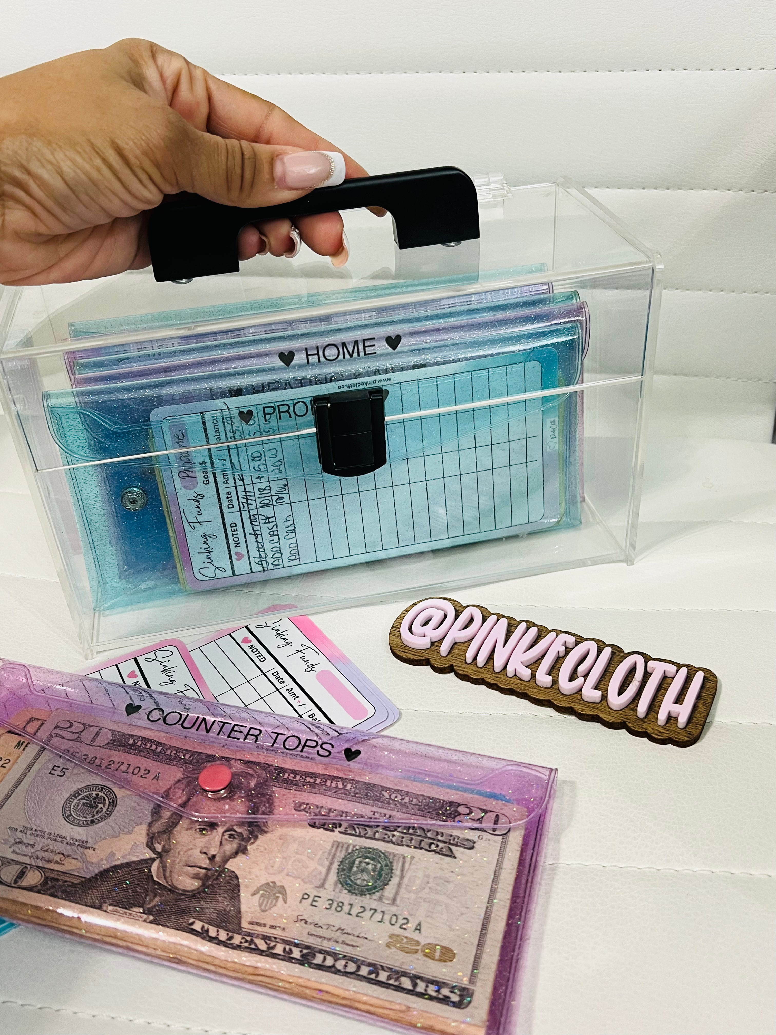 NEW REUSABLE Custom Handle Savings box