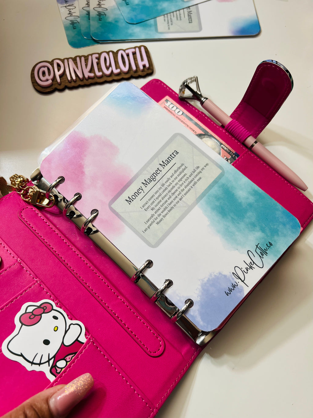 MONEY MANTRA (A6 SIZED ) DASHBOARD INSERT