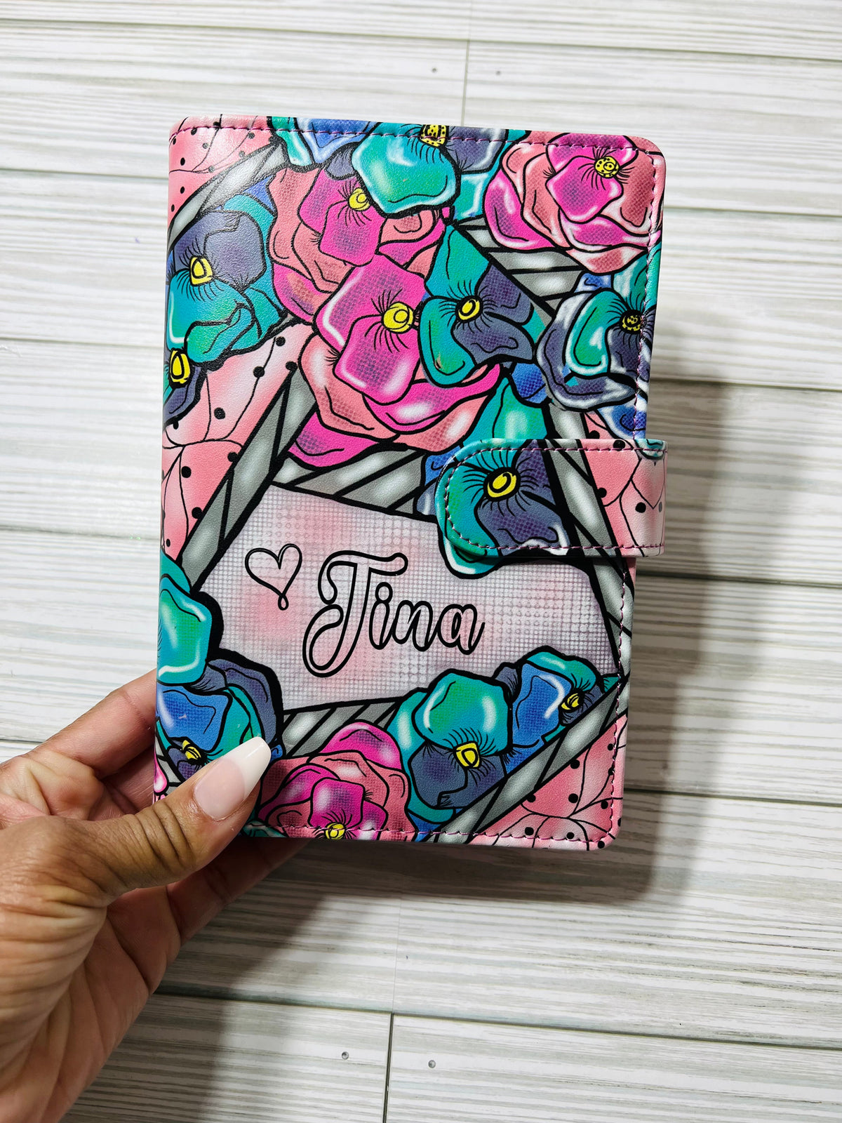 A6 Pretty Flowers Custom Budget Binder Set Complete Budget Binder