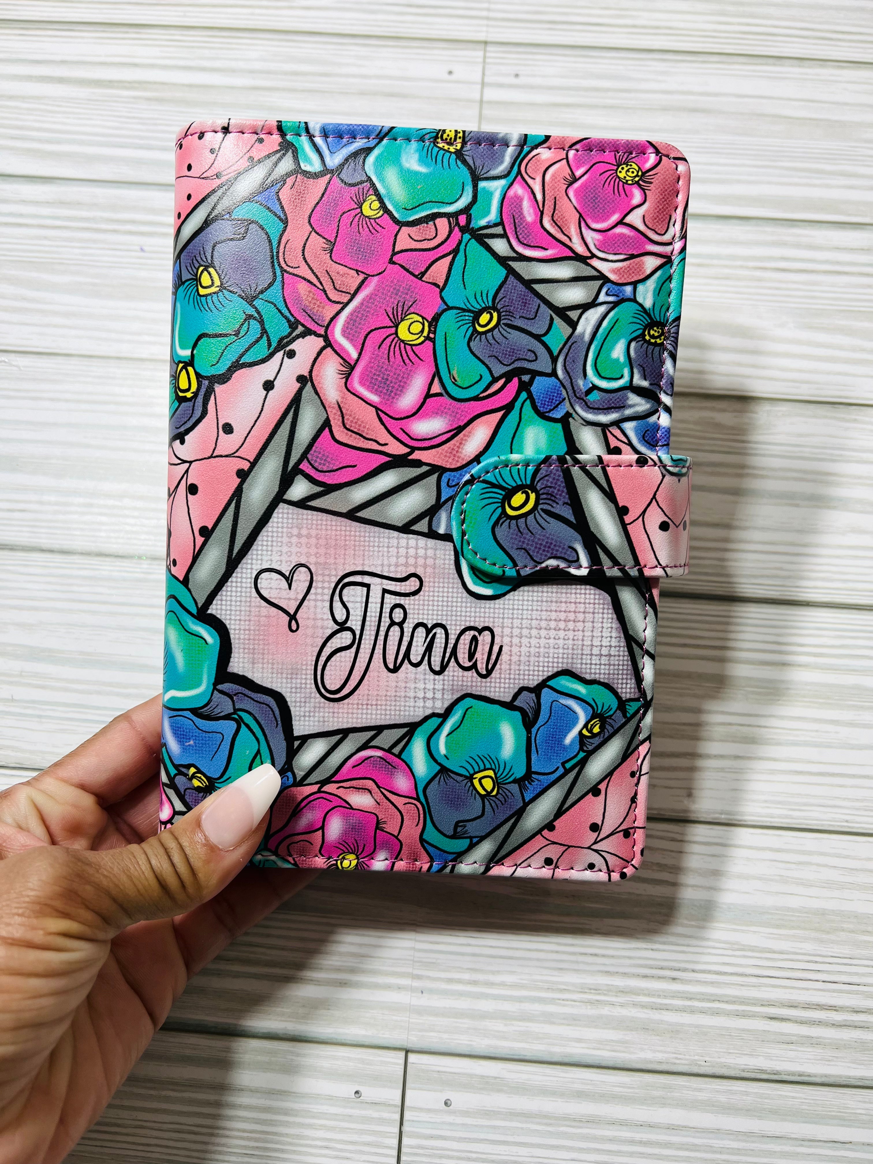 A6 Pretty Flowers Custom Budget Binder Set Complete Budget Binder