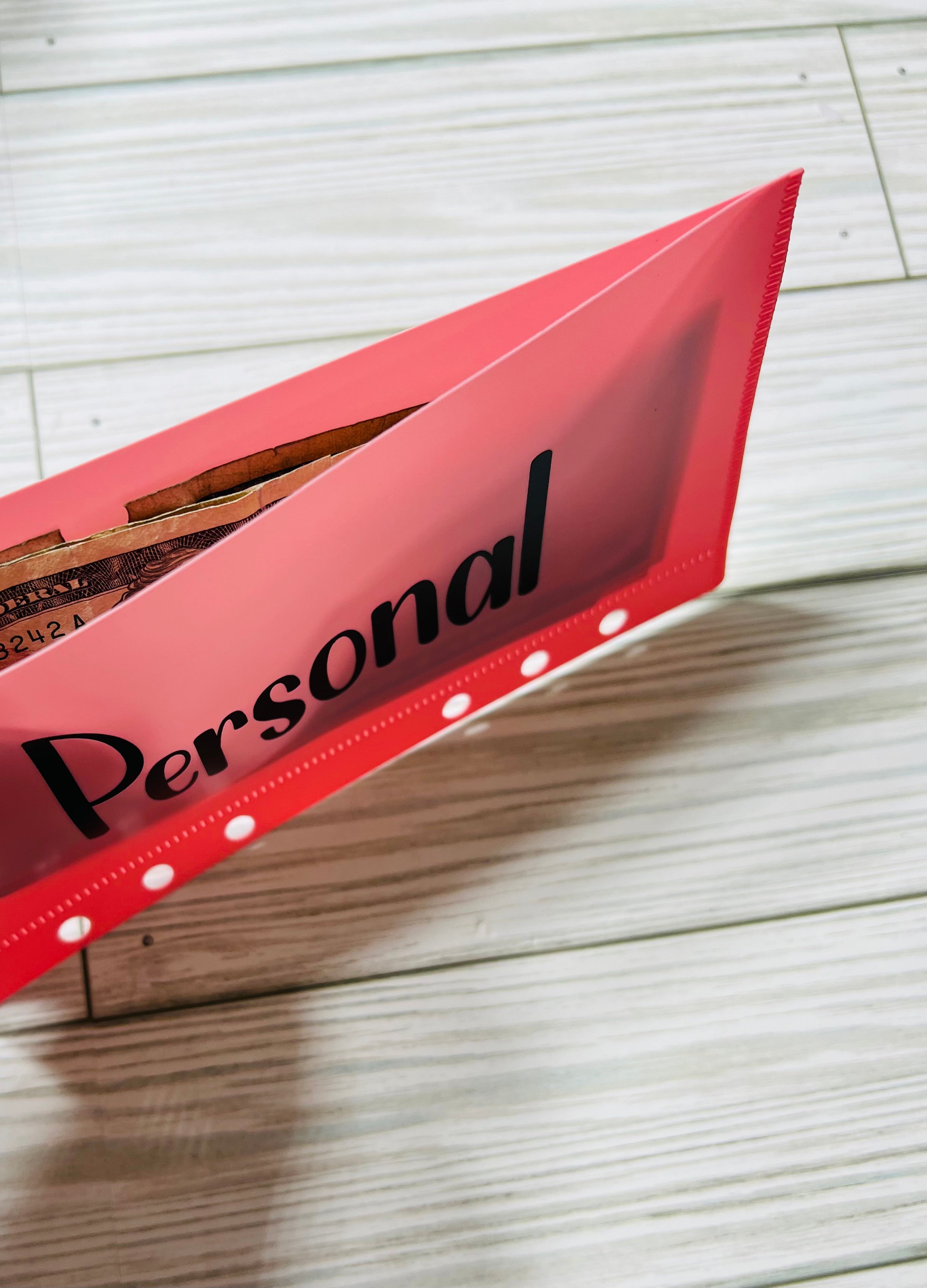 A6 Pretty Flowers Custom Budget Binder Set Budget Binder