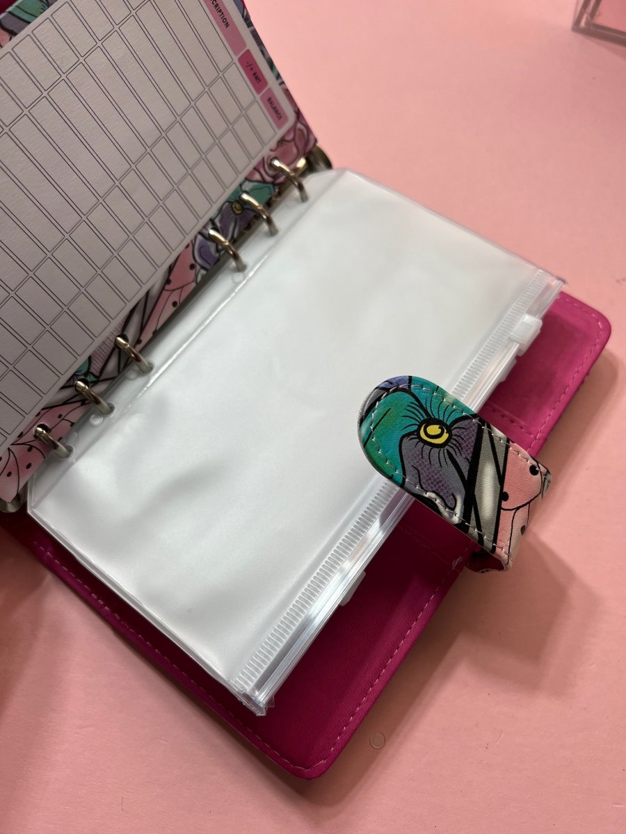 A6 Pretty Flower Binder Set (DIY) - Perfect for Sinking Funds, Cash System & Budgeting - PinkeCloth
