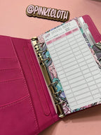A6 Pretty Flower Binder Set (DIY) - Perfect for Sinking Funds, Cash System & Budgeting - PinkeCloth