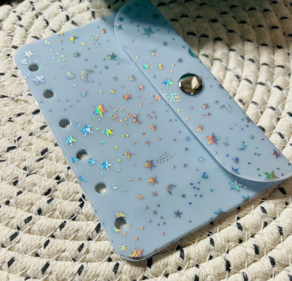 A7 Snap wallet vinyl envelope - PinkeCloth