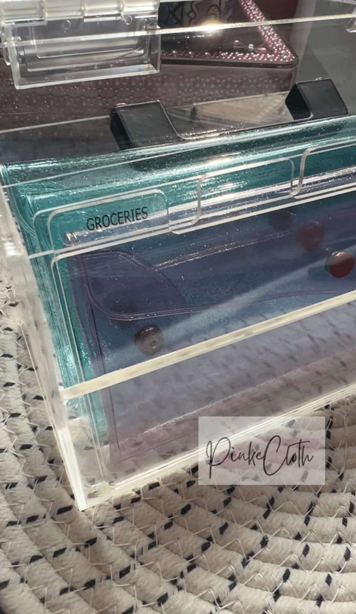 Acrylic savings Box Dividers Reusable - PinkeCloth