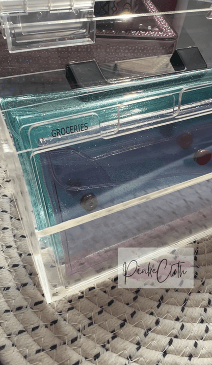 Acrylic savings Box Dividers Reusable - PinkeCloth