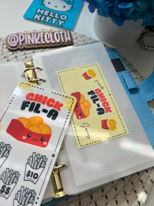 Chick Fil A SAVINGS CHALLENGE - PinkeCloth