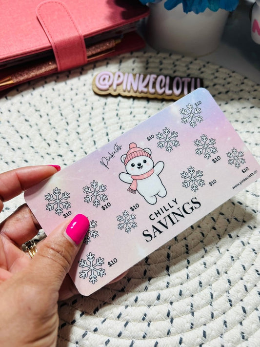 Chilly SAVINGS A6 TRACKER ( PRINTED ) - PinkeCloth