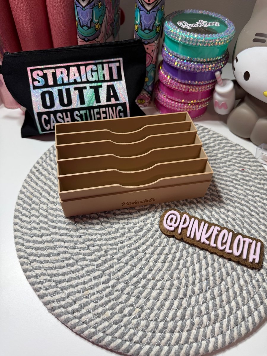 Compact Cash Money Tray - PinkeCloth