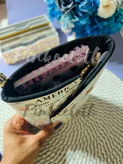 Handmade Coffee Lovers Planner Wallet - PinkeCloth