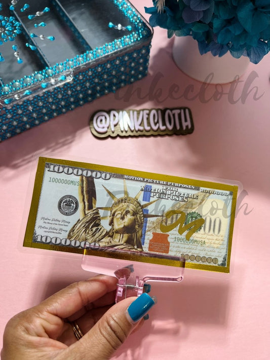 Handmade One Million Prop Bill with Mantra Quote - PinkeCloth