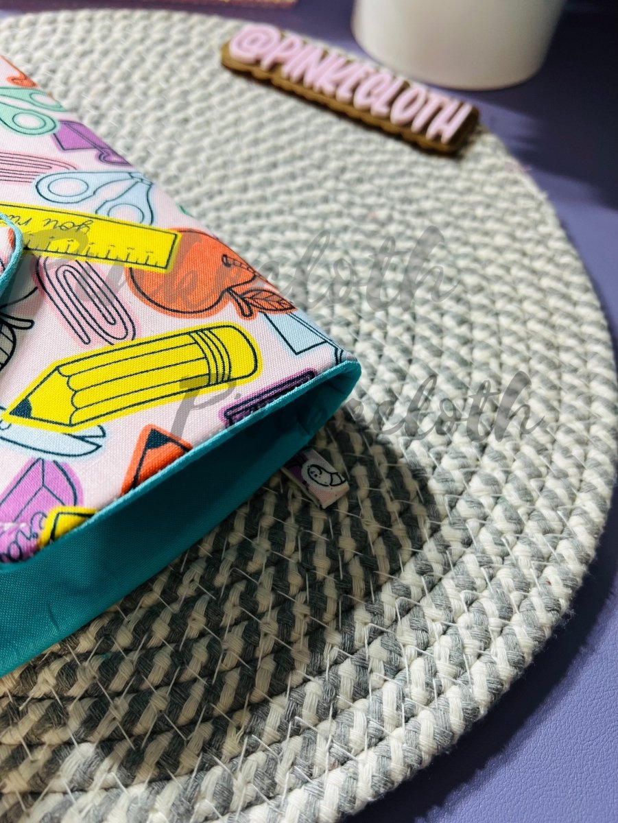Handmade School plans Planner Wallet - PinkeCloth
