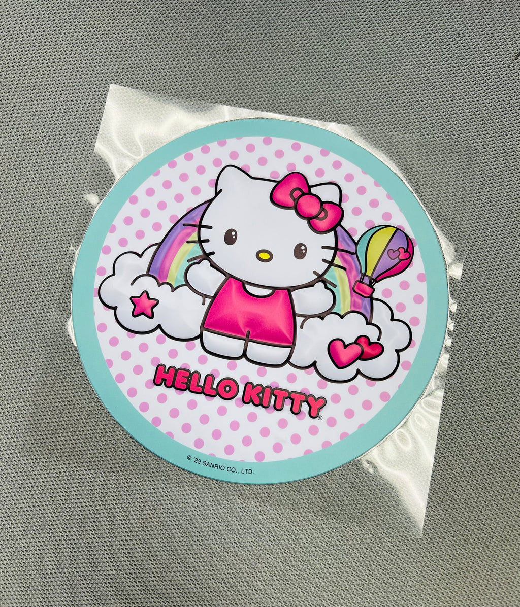 Reusable Hello Kitty Clouds 3D Sticker