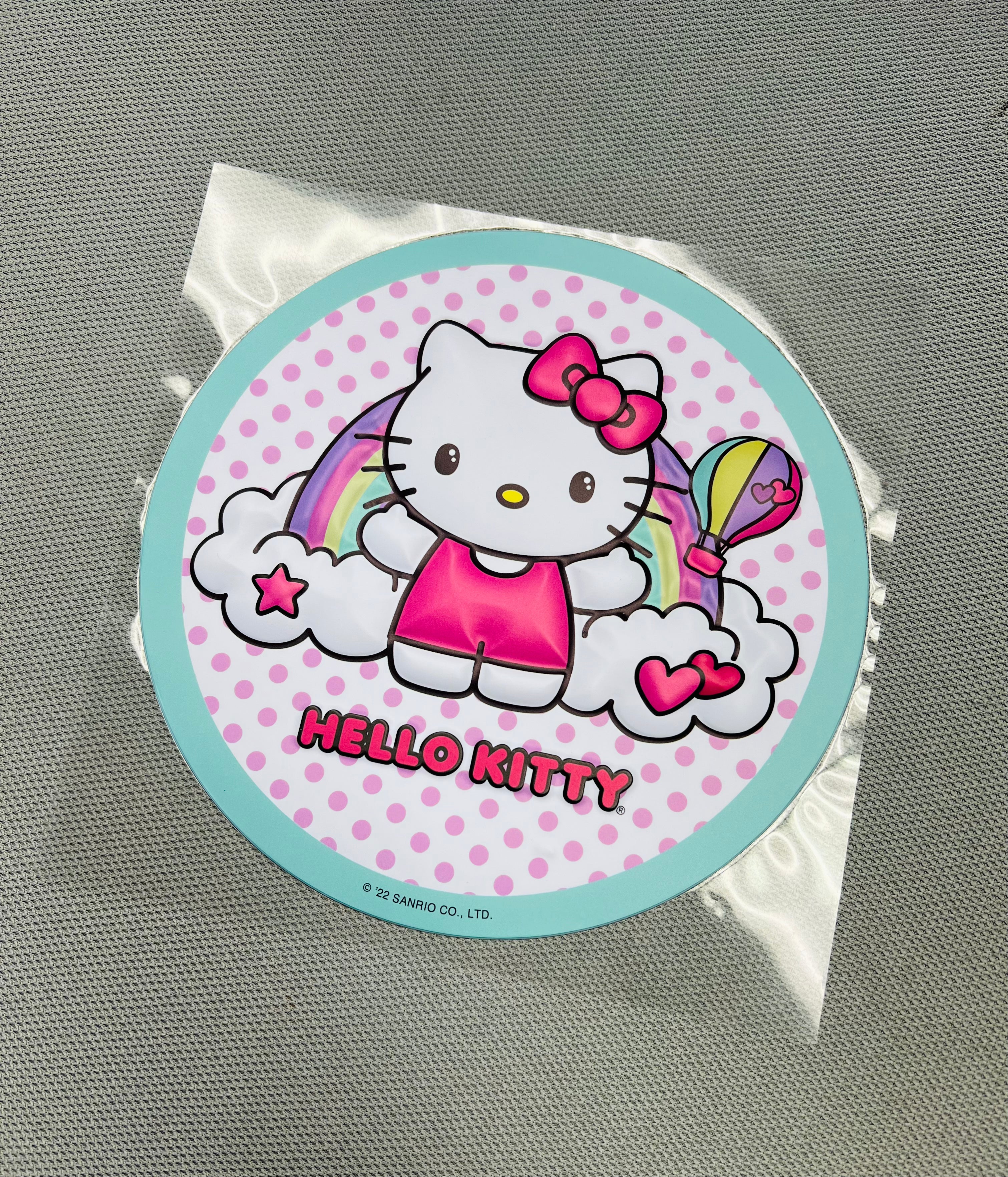Reusable Hello Kitty Clouds 3D Sticker