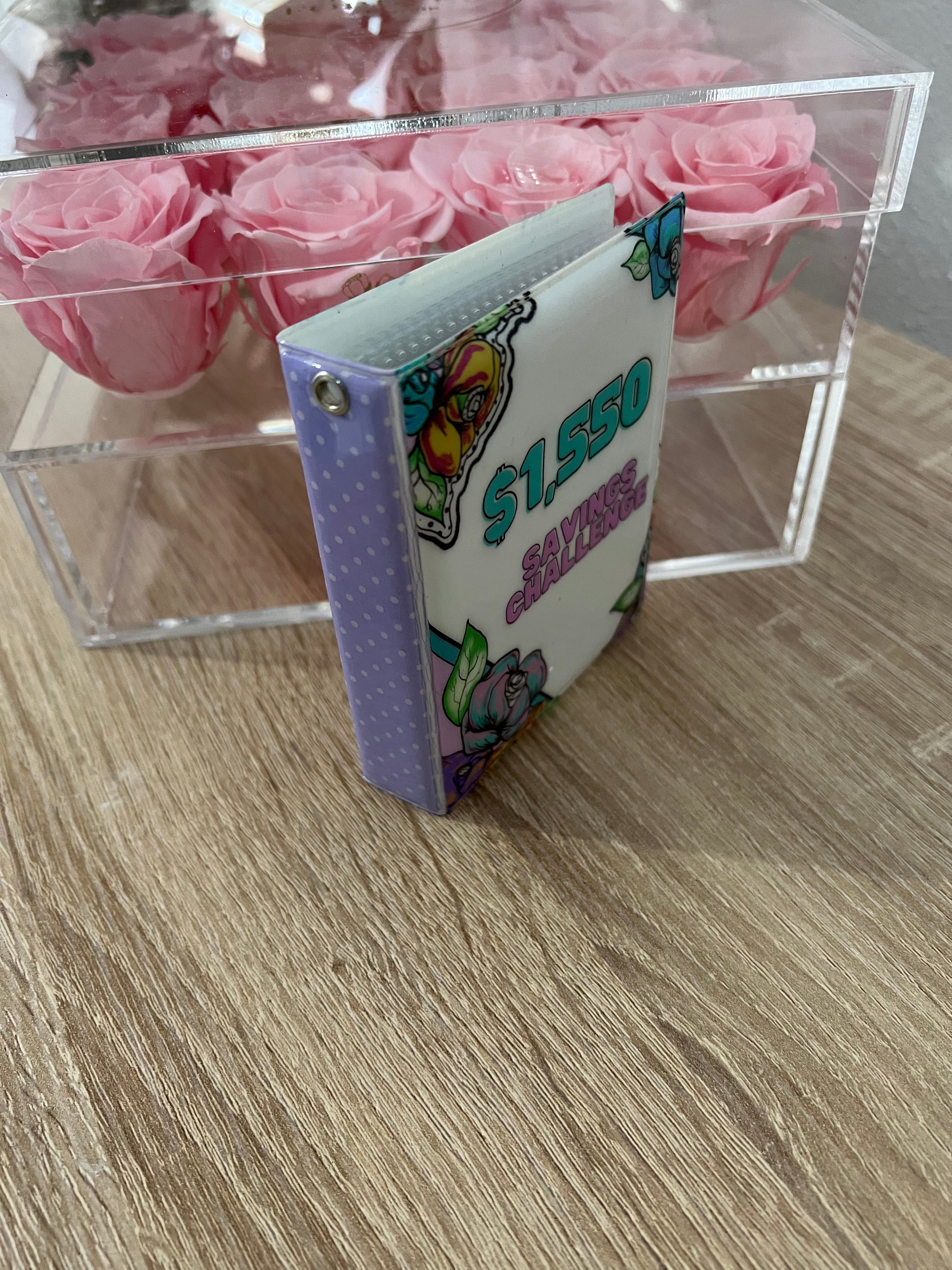 Reusable $1 550 Savings Challenge Binder