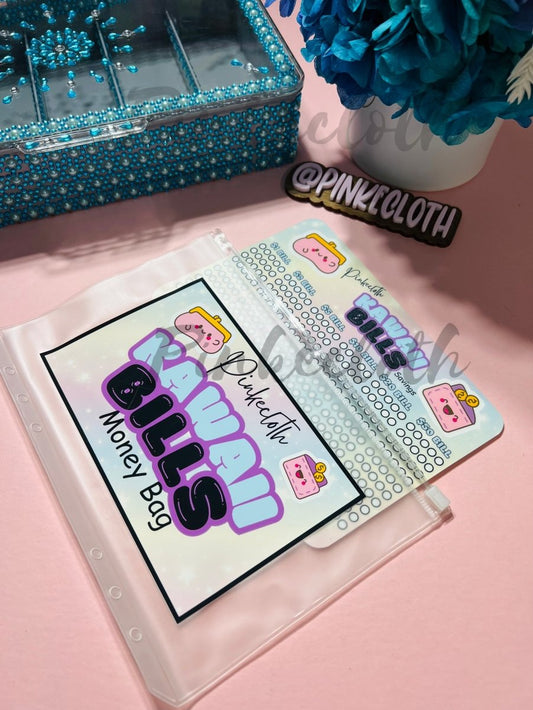 Kawaii Bills A5 Savings Challenge - PinkeCloth