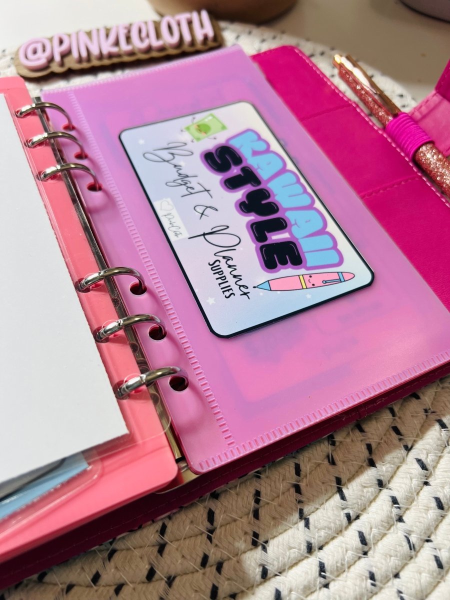 KAWAII STYLE budget and planner SAVINGS CHALLENGE - PinkeCloth