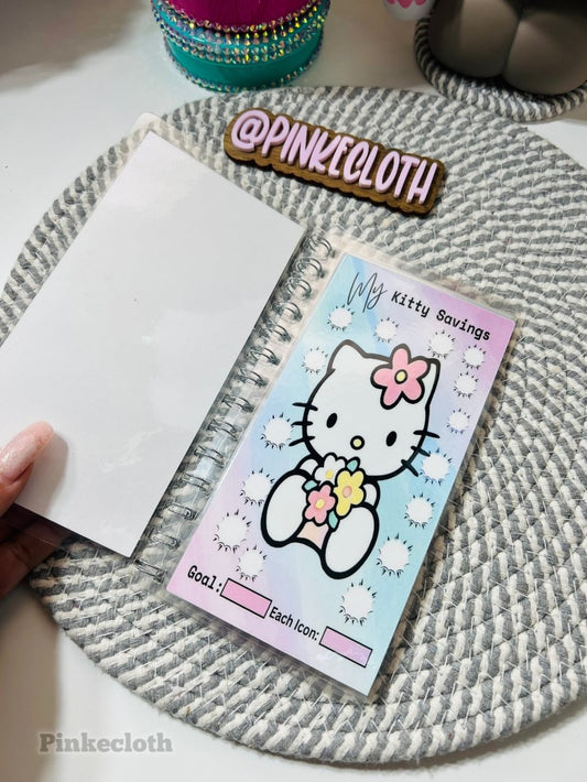 Kids Spiral Savings book challenge - PinkeCloth