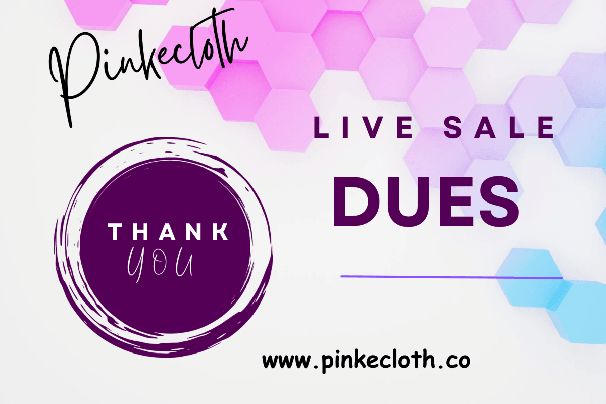 LIVE SALE DUES (littlesistersavings) - PinkeCloth