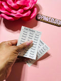 Paid / Paid Budget stickers | planner stickers | bills paid | paycheck stickers | 24 count - PinkeCloth