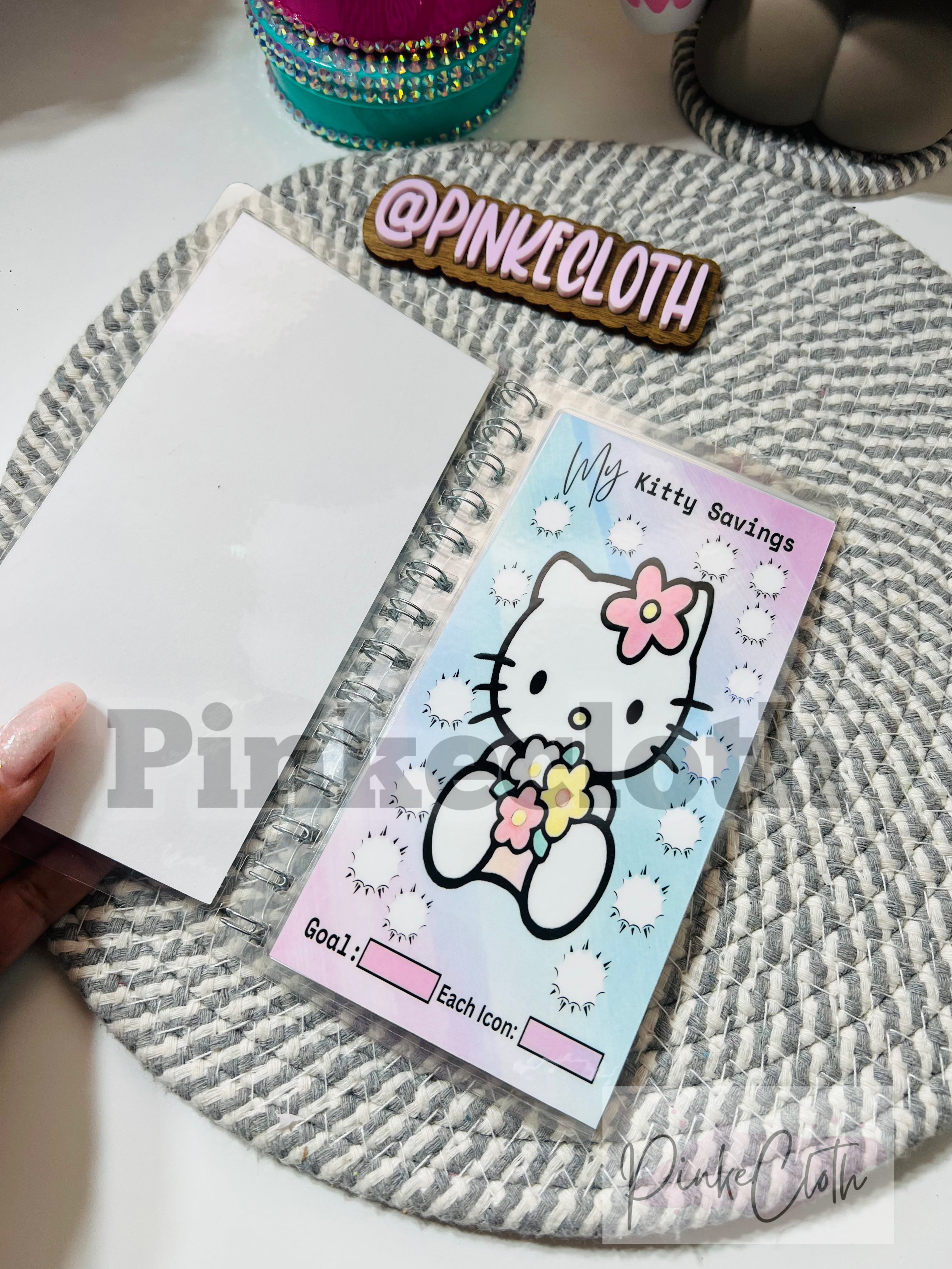 Kids Spiral Savings book challenge