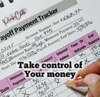 Debt Payment Payoff Tracker Notebook - Credit Card & Loan Organizer | PinkeCloth