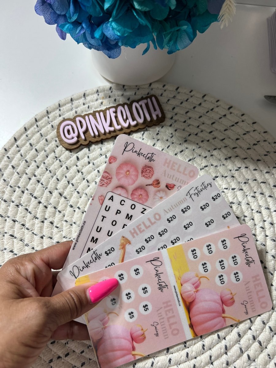 Pink Fall Savings Challenge Bundle - PinkeCloth