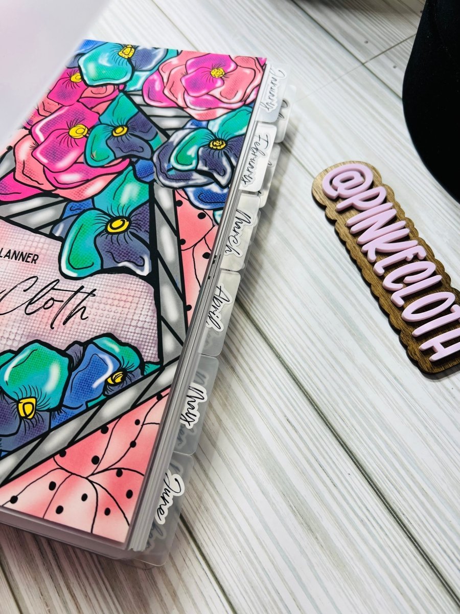 Pinkecloth Budget Planner - 12 Month Undated Discbound Planner | PinkeCloth - PinkeCloth