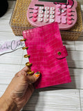 Poppin' Pink Cash Envelope Disc Bound Wallet - PinkeCloth